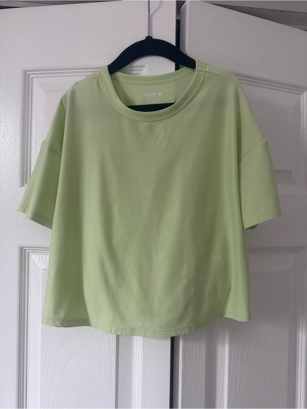 Old Navy Pale Lime Boxy Short-Sleeve Tee